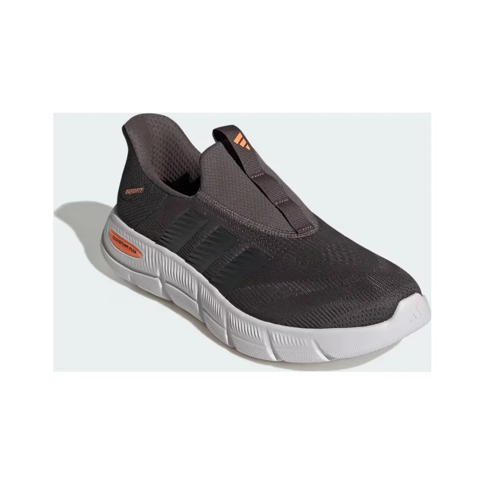 adidas Cloudfoam Flex Lounge Rapidfit “Charcoal / Carbon / Off White” (KK3488)