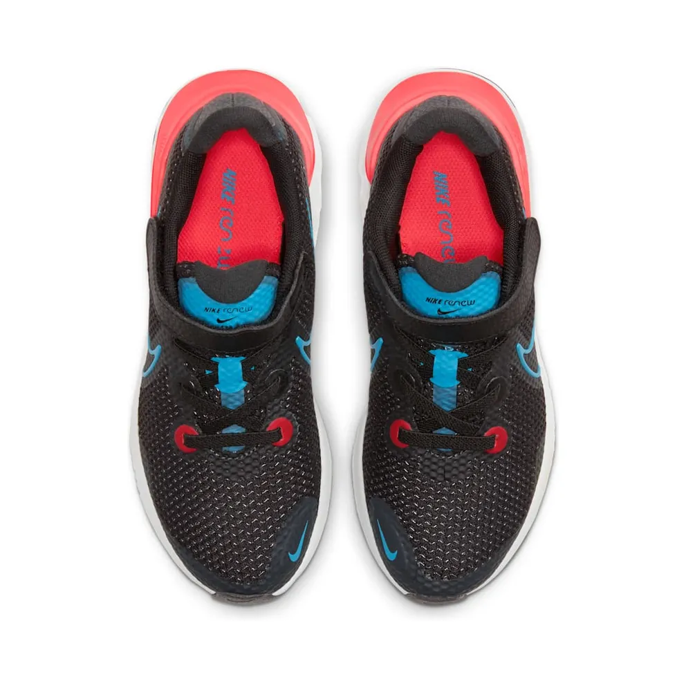 Nike Renew Run Black Laser Blue (PS) Black/Laser Crimson/Dark Smoke (CT1436-090)