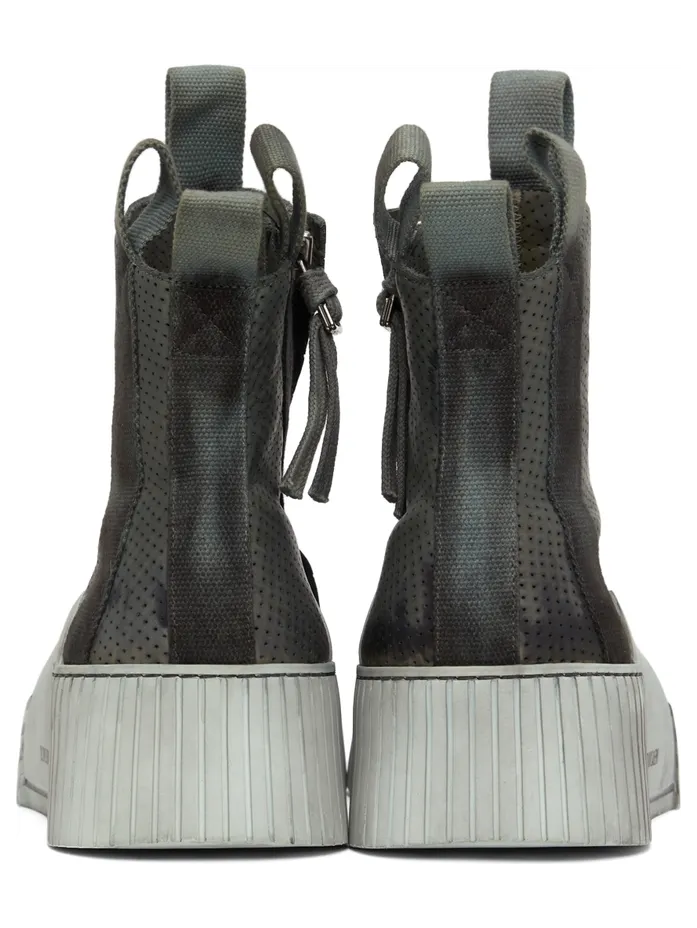 Boris Bidjan Saberi Grey Bamba 3.1 High Top Sneakers (303-SS2200B3000000SM-0049) (4)