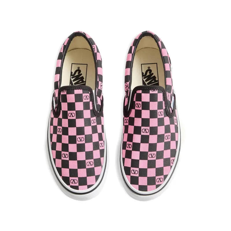 Vans X Valentino X Vans Vlogo Checkerboard “Pink/Black” (8W2S0NY9HPK DPM)