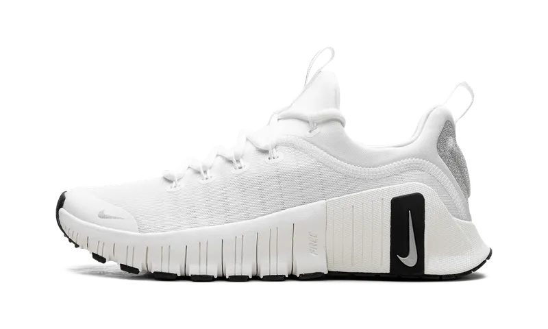 Nike Free Metcon 6 Premium “Summit White Sail Black Metallic Silver” (FZ1695-101)