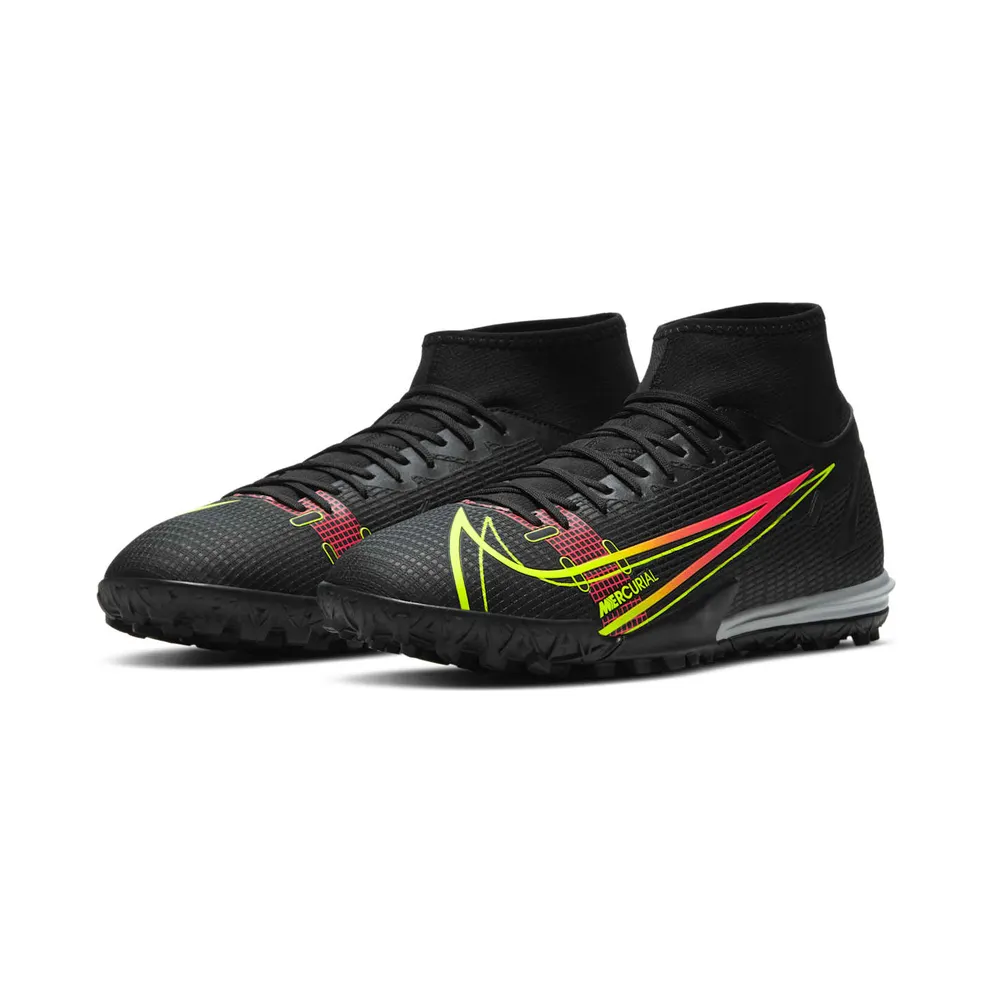 Nike Mercurial Superfly 8 Academy TF Black Cyber (CV0953-090)