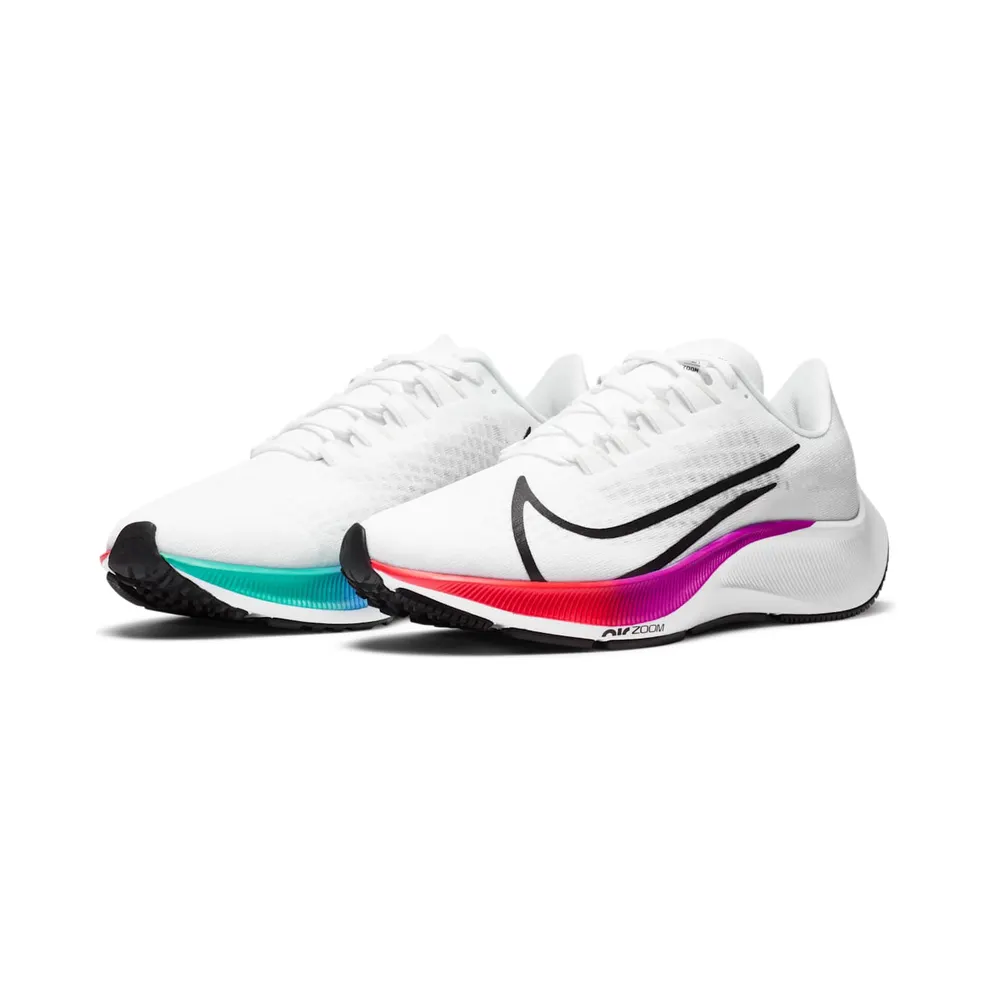 Nike Air Zoom Pegasus 37 White Multi-Color (W) White/Hyper Violet-Spruce Aura-Flash Crimson (BQ9647-103)