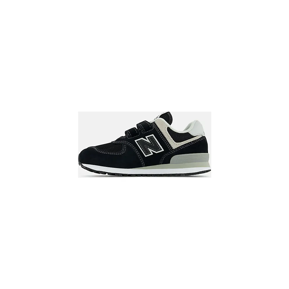 NEW BALANCE 574 Core Hook & Loop “BLACK / WHITE” (PV574EVB)