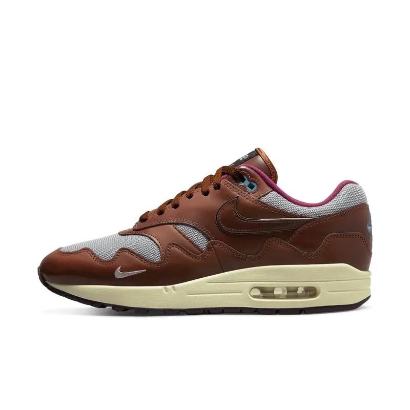 Nike Air Max 1 x Patta Dark Russet/Metallic Silver/Dark Russet