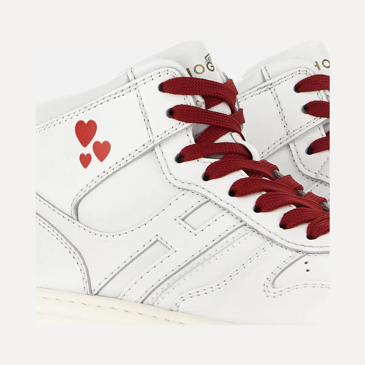Sneakers Hogan H630 High Top – Valentine’s Day White (HXW6300EY20R37B001) (4)
