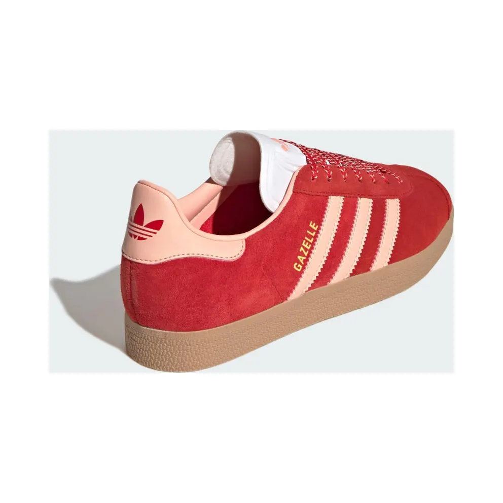 Adidas Gazelle Better Scarlet / Glow Pink / Gold Metallic (JH7217)