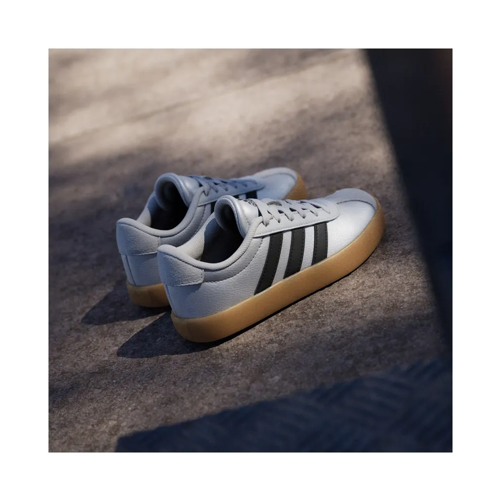Adidas VL Court 3.0 Silver Metallic / Core Black / Light Solid Grey (IH3945)