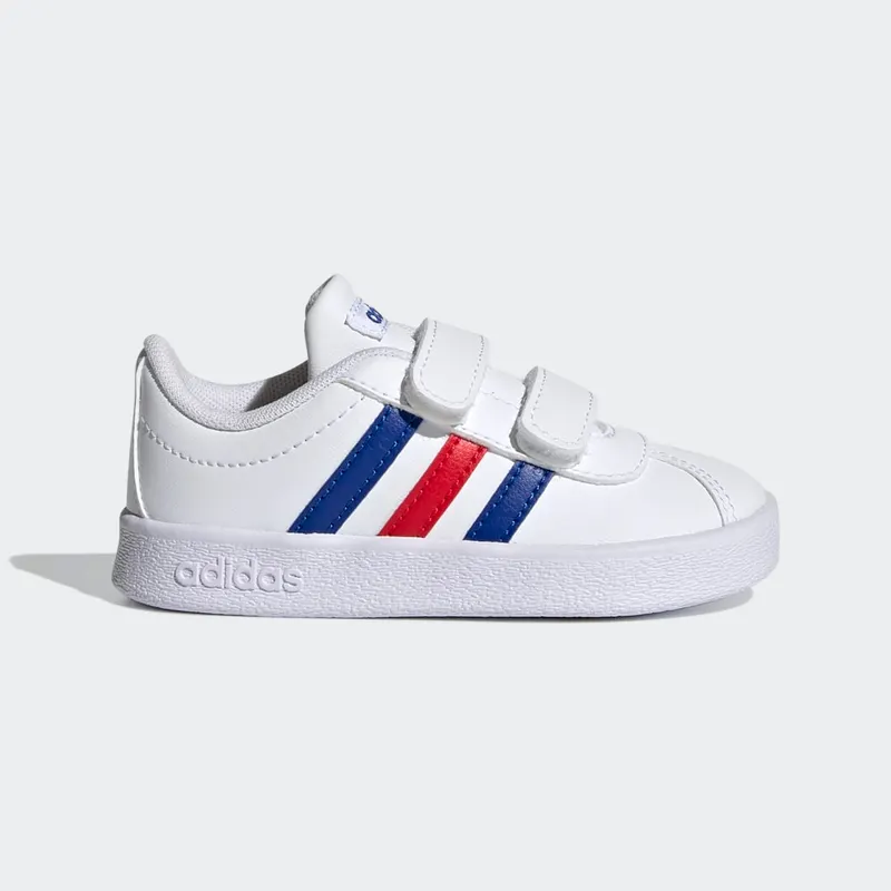 adidas VL Court 2.0 Cloud White / Royal Blue / Vivid Red (FY9275)