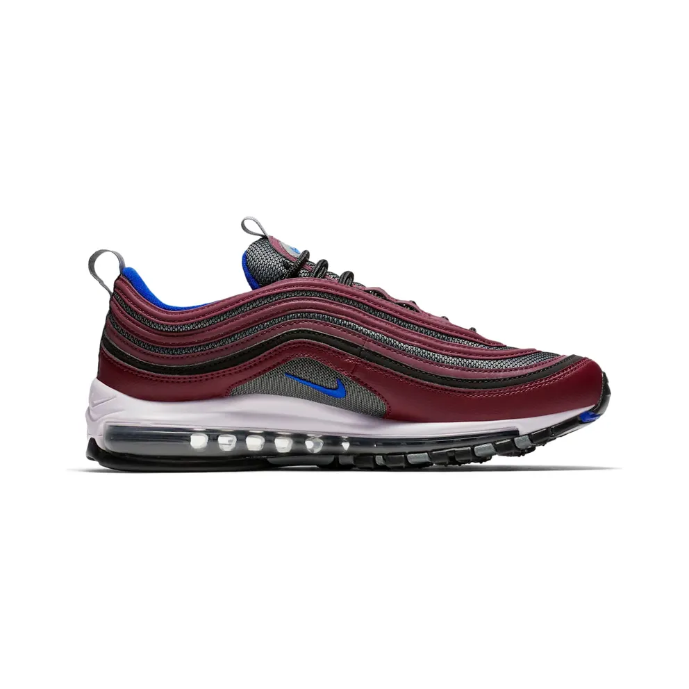 Nike Air Max 97 Cool Grey Night Maroon Cool Grey/Night Maroon-Pure Platinum-Racer Blue (921826-012)