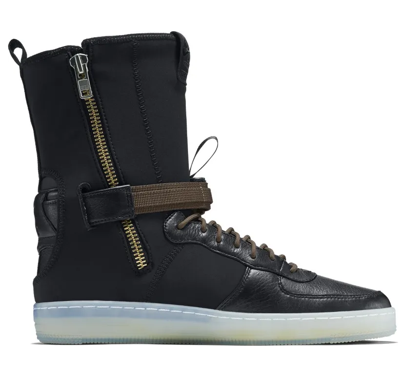 Nike Lab Air Force 1 Downtown Hi SP Lab x Acronym – Black Olive (649941-003)