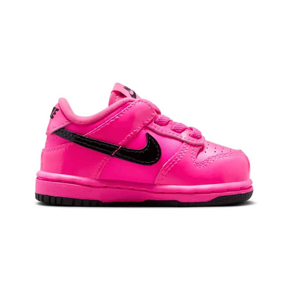 Nike Dunk Low SE Pink Blast Black Patent (IV2593-600)