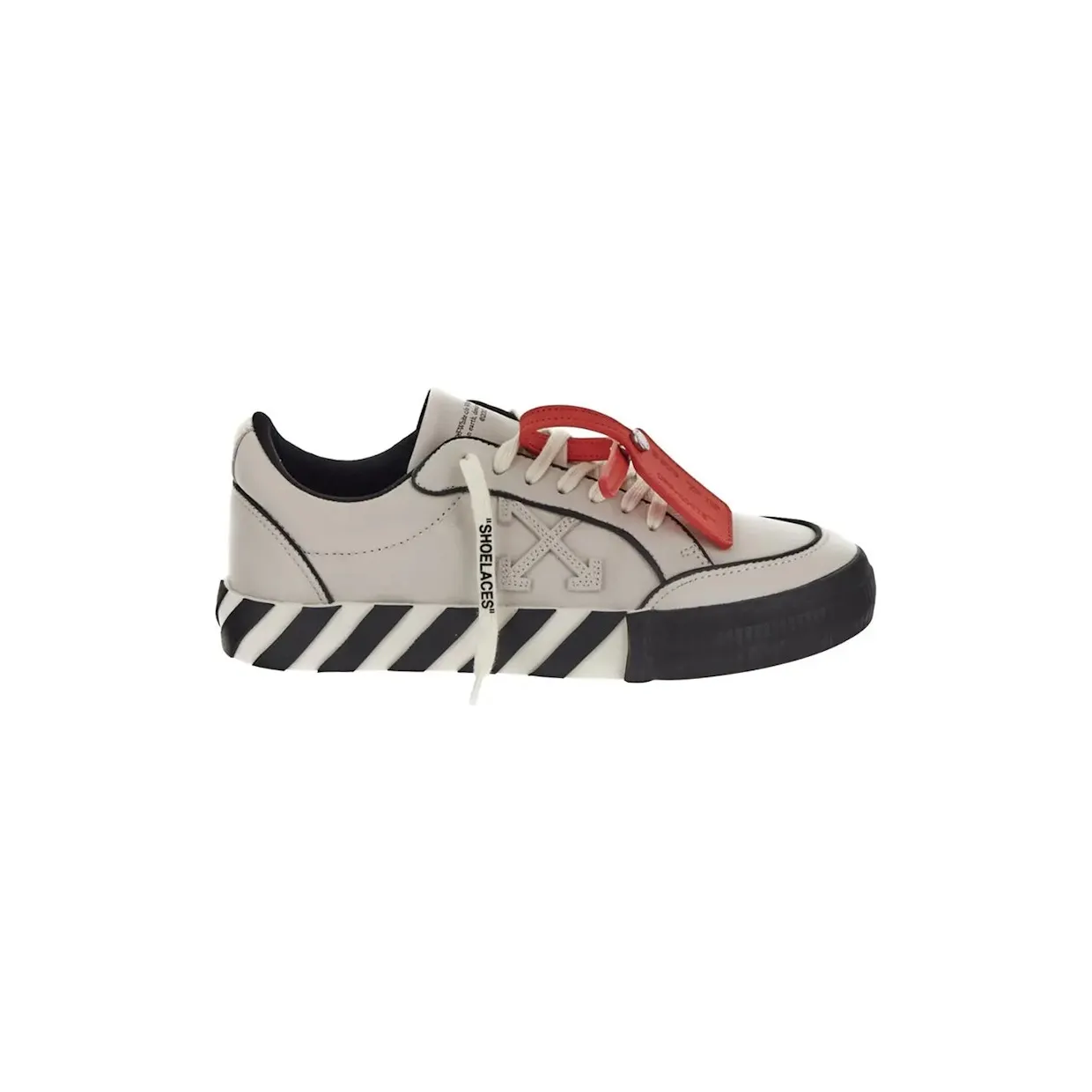 OFF-WHITE Low Vulcanized Outlined White Black (OMIA085S23LEA0040110)