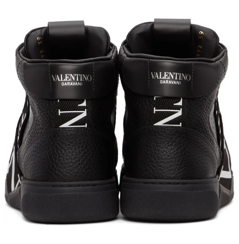 Valentino Garavani Black VL7N Mid-Top Sneakers (XY2S0E03WRQ) (4)