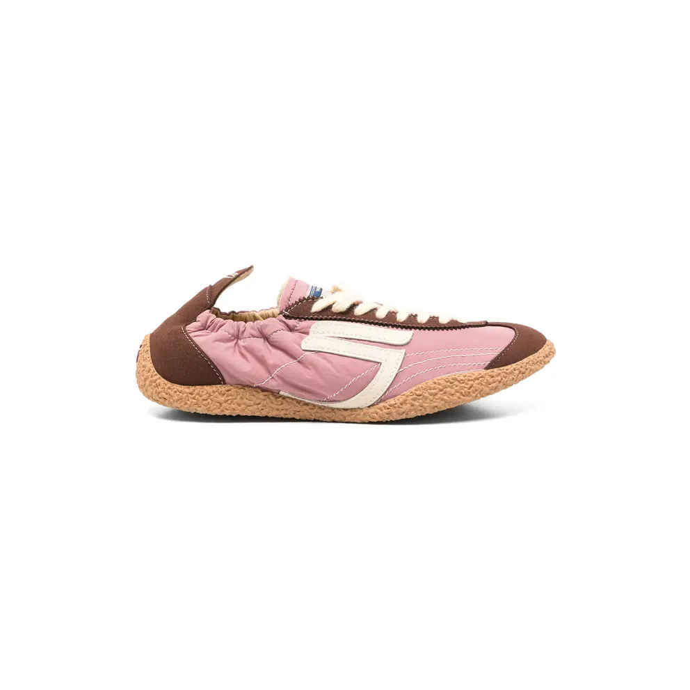 Puraai Logo-patch Panelled “Pink/Brown” (PU901C-002)