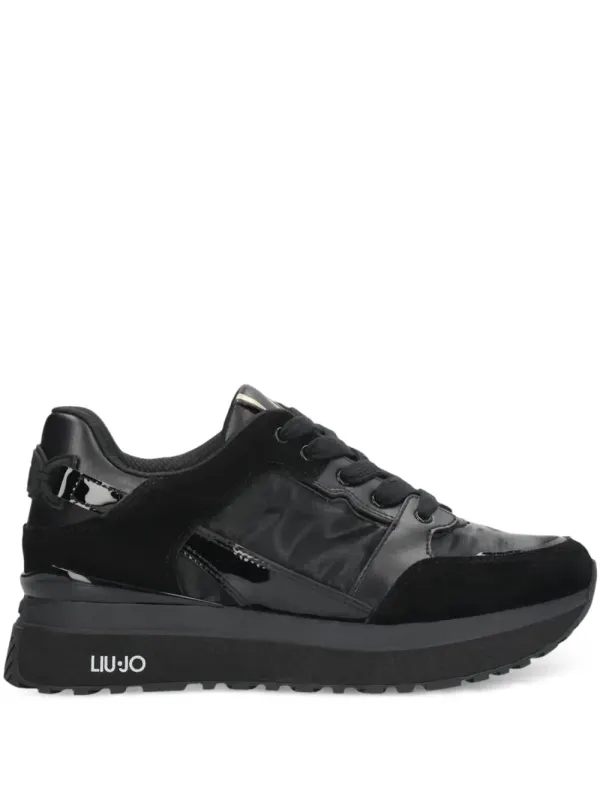 LIU JO MAXI WONDER 91 sneakers – Zwart (BF5005PX522)