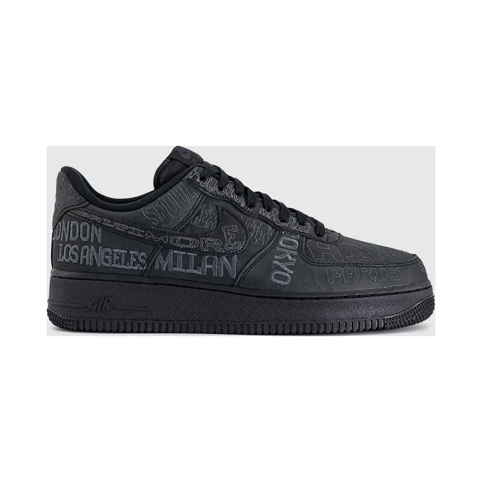 Nike Air Force 1 Black / Black / Anthracite (II1549-001)