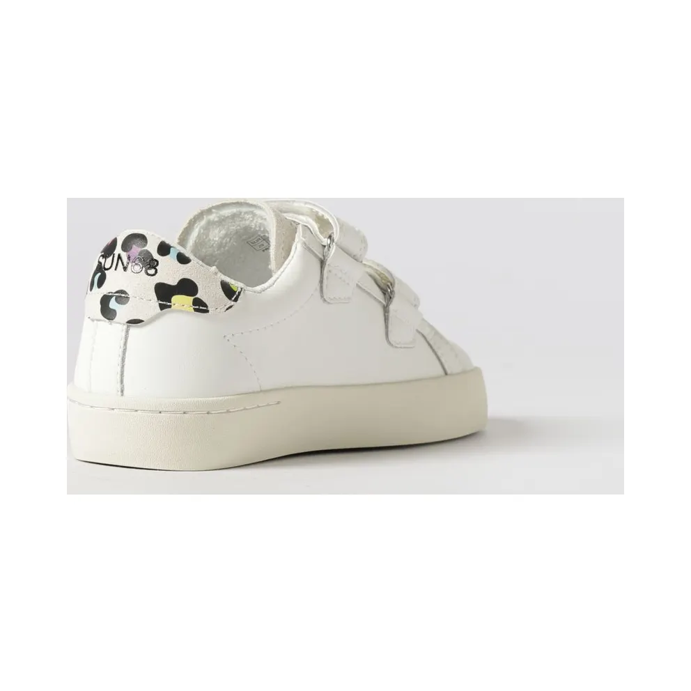 Sun68 Leather and Glitter White 1 (Z364420151)