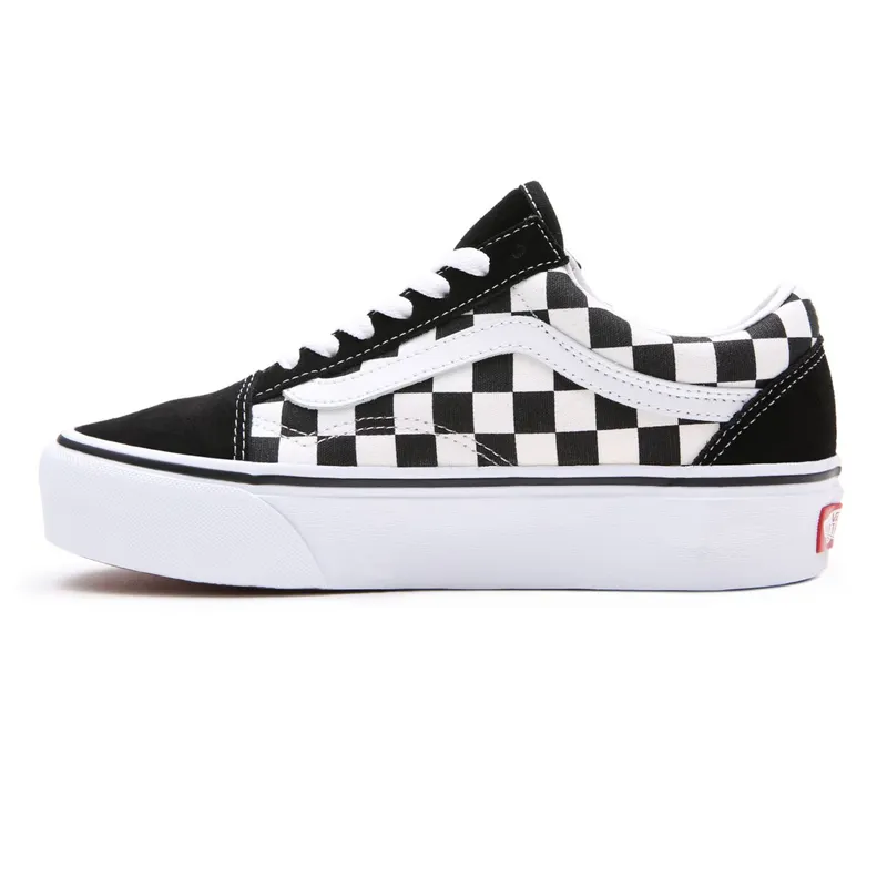 Vans Old Skool Platform Checkerboard Black/White (VN0A3B3UHRK)