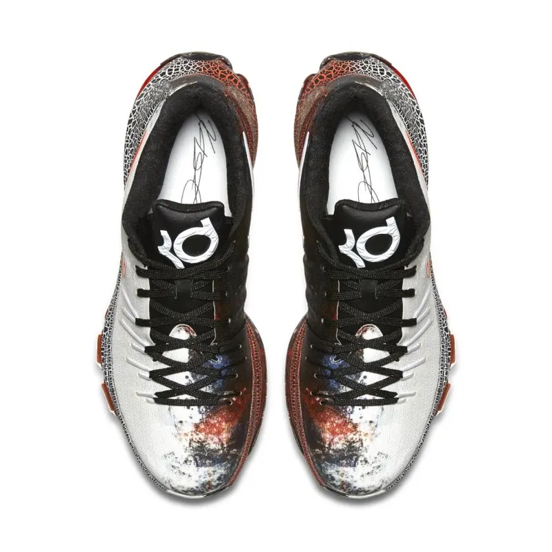 Nike KD 8 Christmas White/Black-Bright Crimson (822948-106)