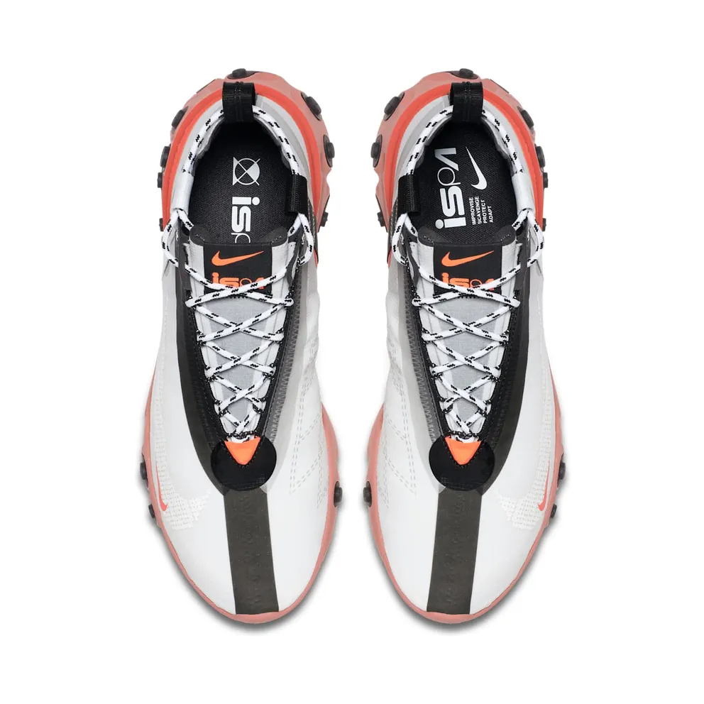 Nike React LW WR Mid ISPA Summit White Light Crimson (AT3143-100)