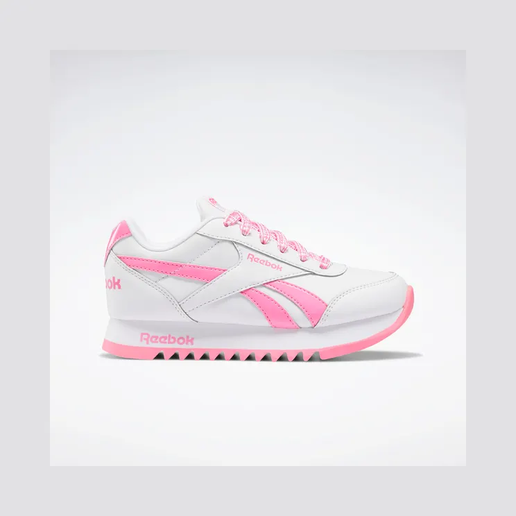 Reebok Royal Classic Jogger 2 Platformschoenen Cloud White / Cloud White / Electro Pink