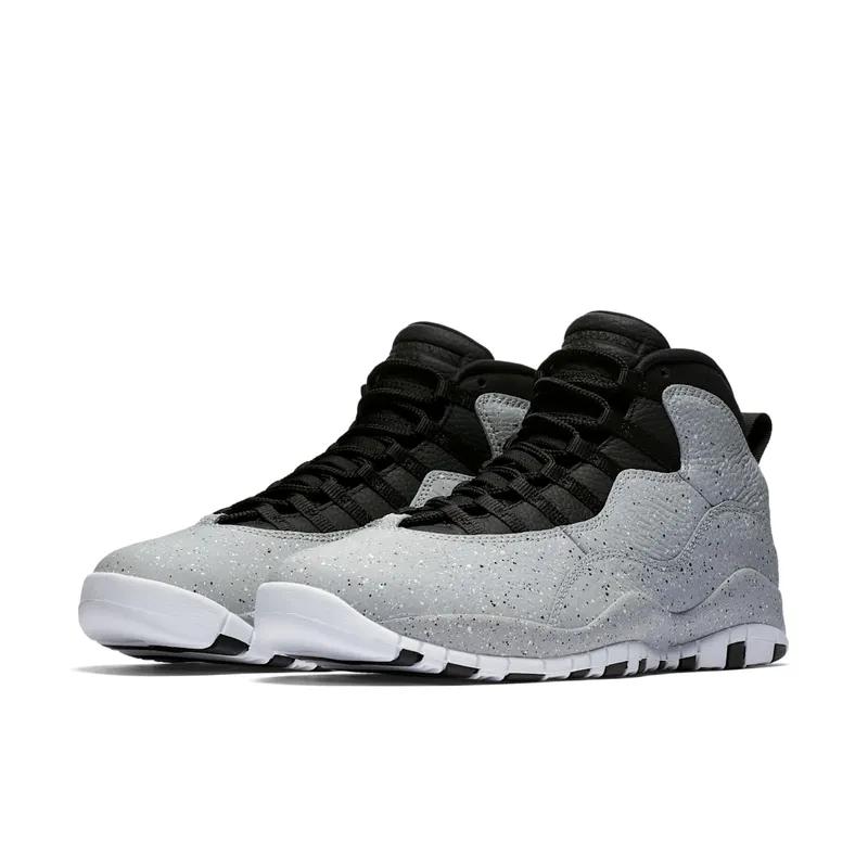 Jordan 10 Retro Light Smoke Grey Light Smoke Grey/Black-University Red-White (310805-062)