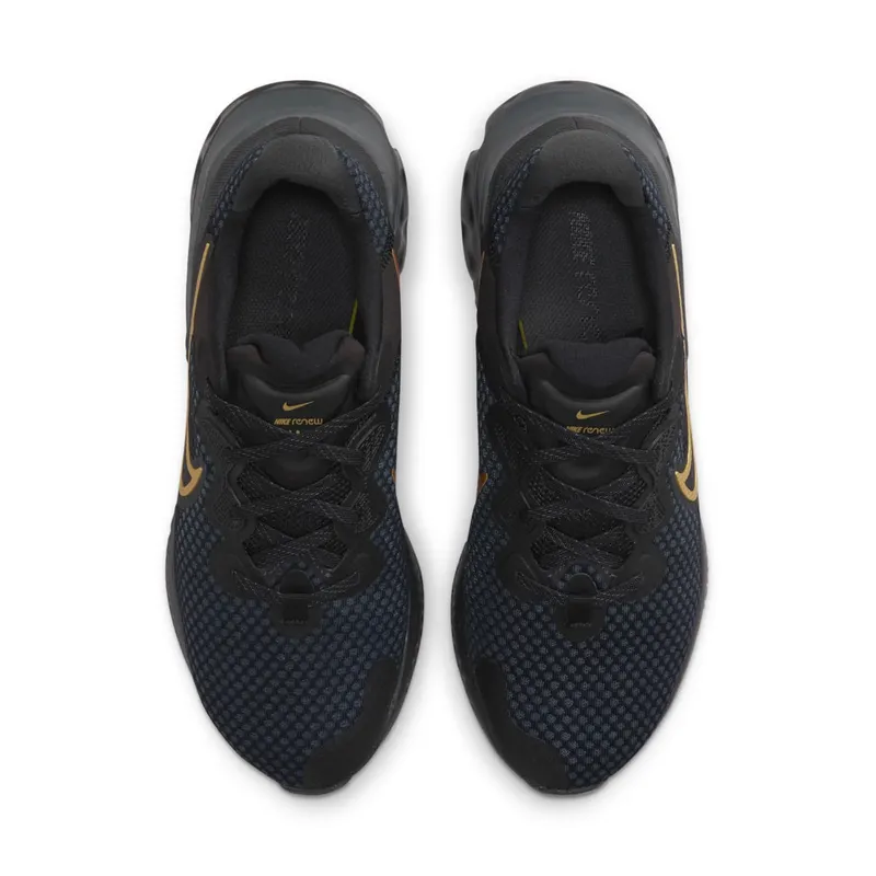 Nike Renew Run 2 Black Metallic Gold (CU3504-010)