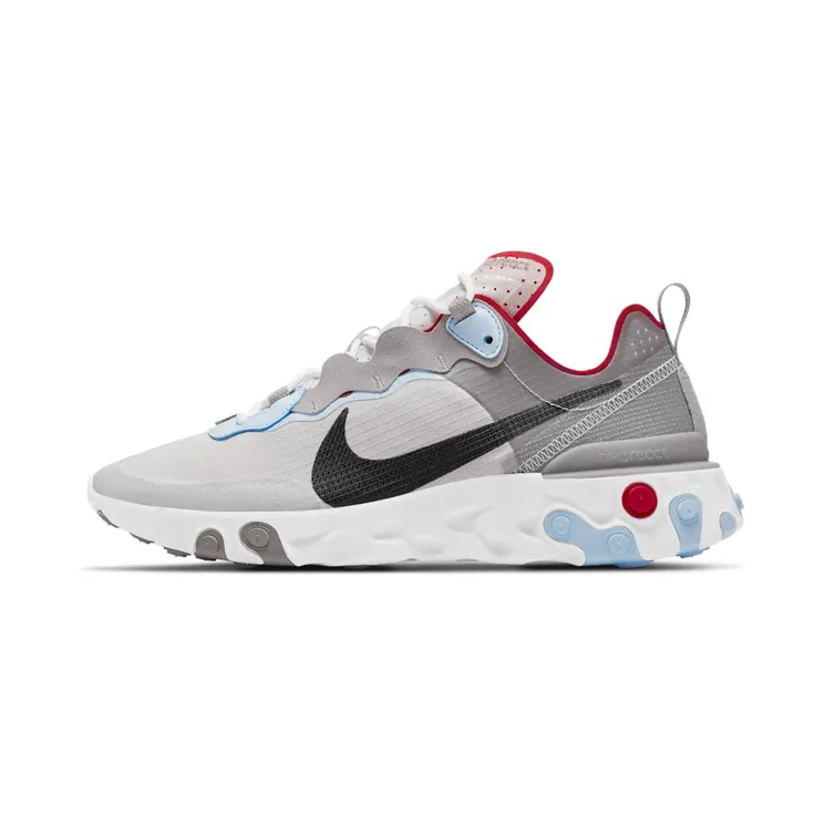 Nike React Element 55 “Enigma Stone / Vast Grey / Celestine Blue / Black” (CU1466-001)
