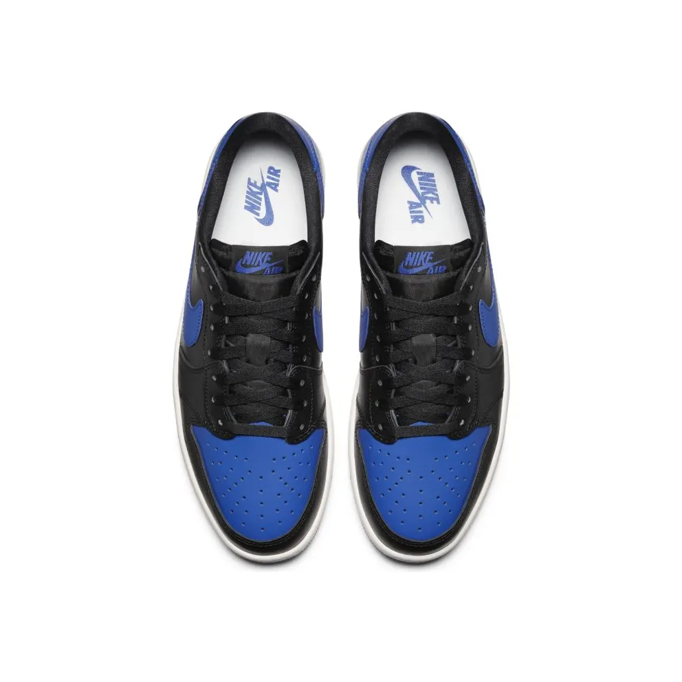 Jordan 1 Retro Low Royal (2015) Black/Varsity Royal-Sail (705329-004)