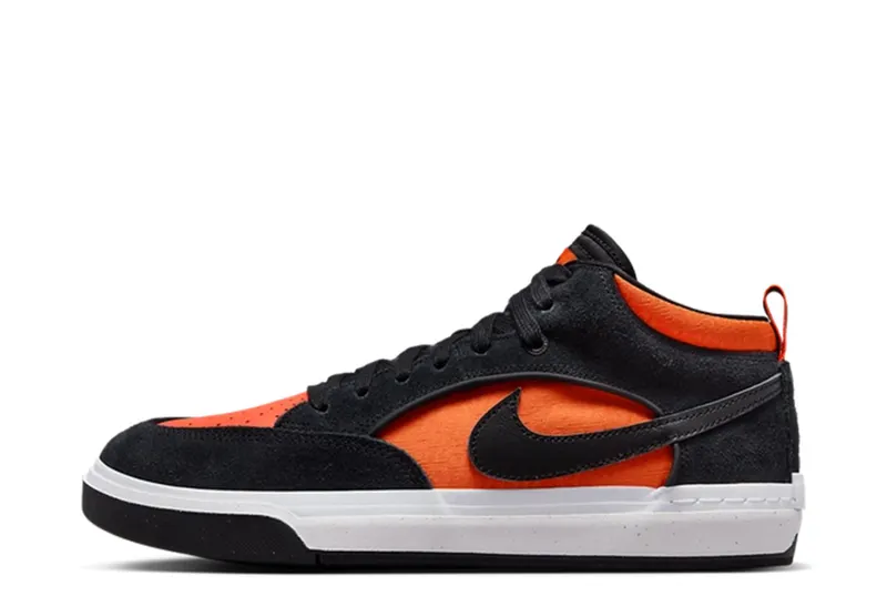 Nike SB React Leo Black Electro Orange (DX4361-002)