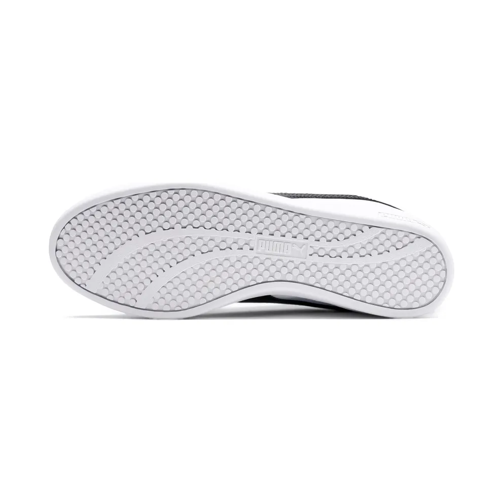 Puma Smash v2 leren White/Black (365208-01)