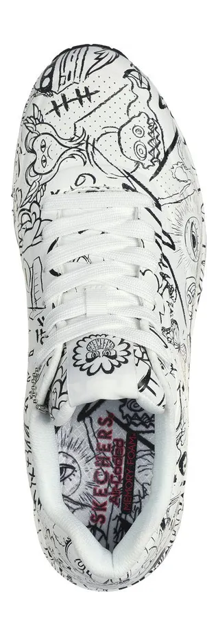 skechers-skech 183501 WBK