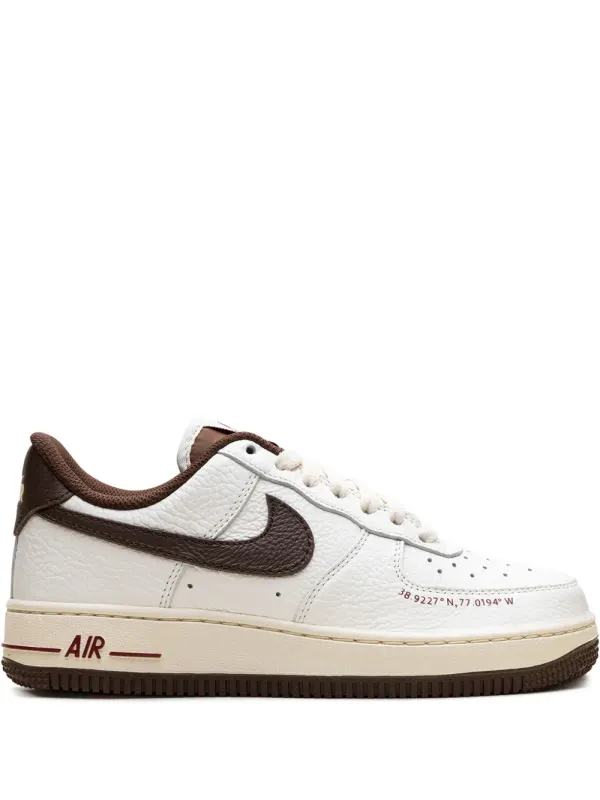 Nike Air Force 1 Low Howard University – Sail/Bison/Dragon Red – White (HQ7027)