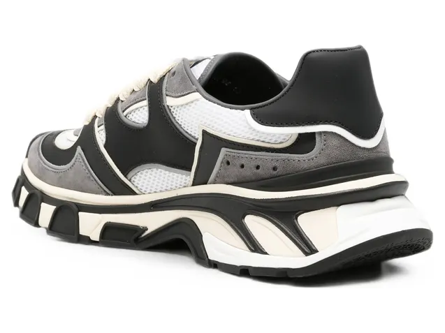 Dolce & Gabbana Logo-print Chunky-sole “Black/White” (CS2463 A0996 89697) (3)