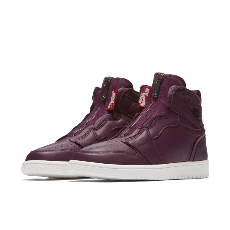 Jordan 1 Retro High Zip Bordeaux (W) Bordeaux/Black-Phantom (AT0575-600)