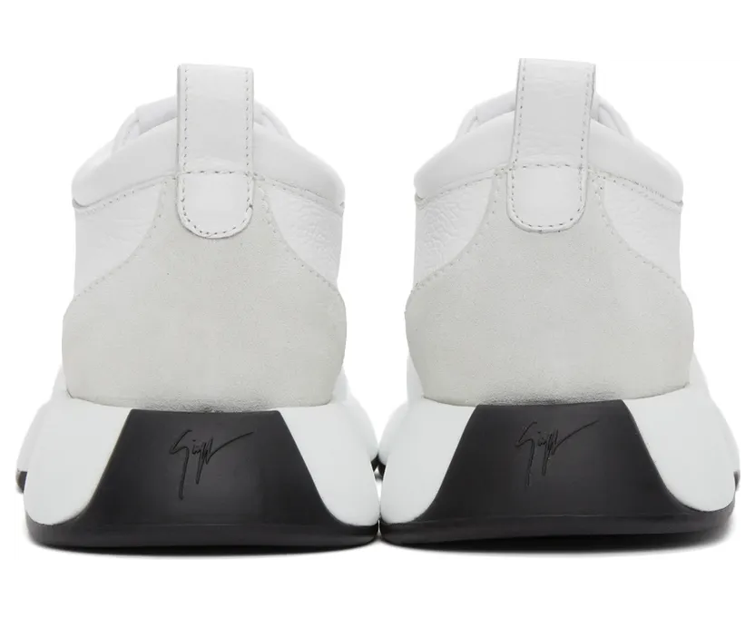 Giuseppe Zanotti White Arena Sneakers (RS10017 88369) (4)