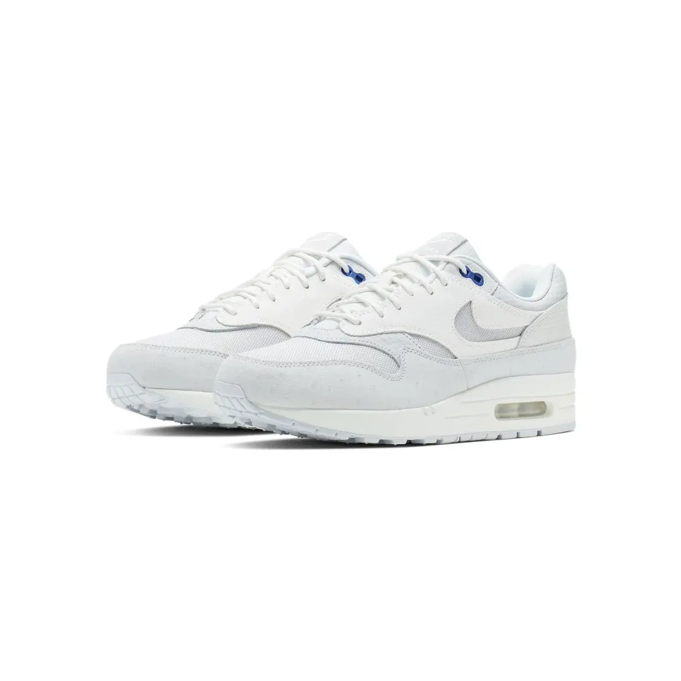 Nike Air Max 1 Pure Platinum Racer Blue Pure Platinum/Summit White-Racer Blue-Vast Grey (875844-011)