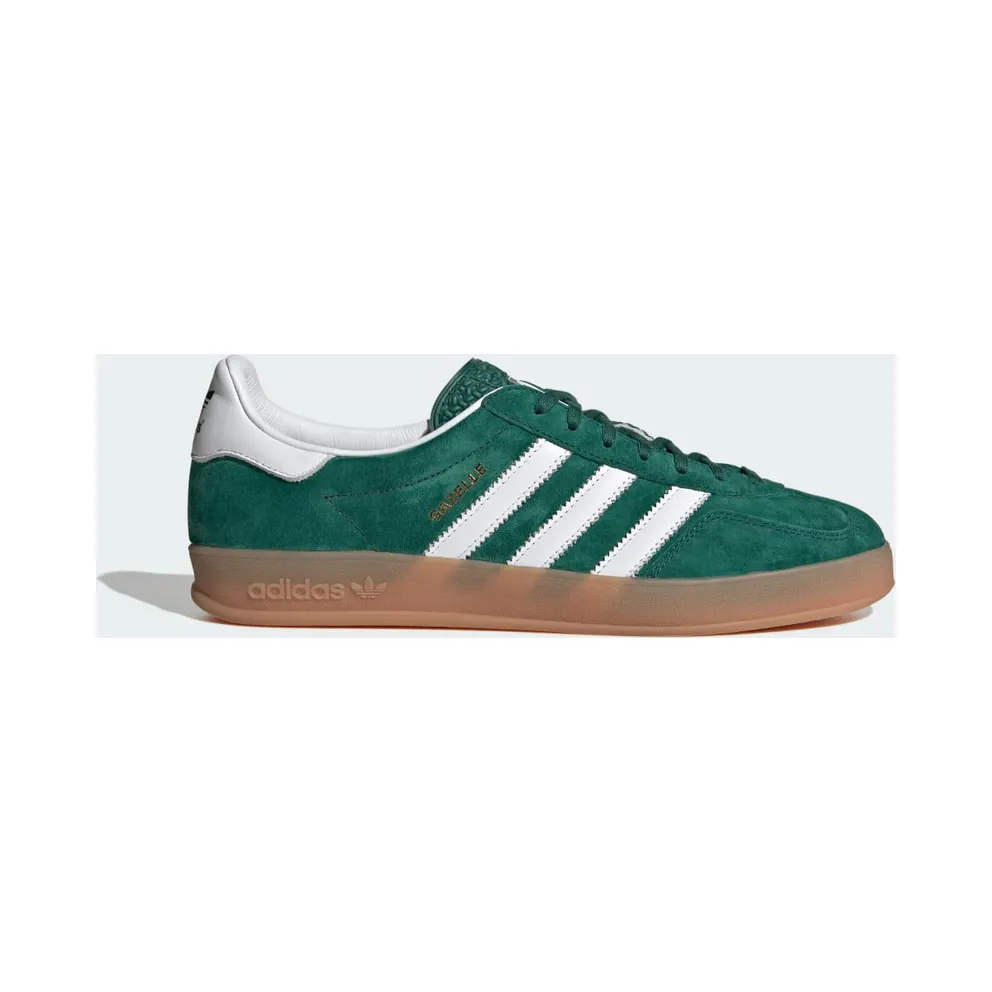 adidas Gazelle Indoor Low Sports Shoes Collegiate Green / Cloud White / Gum (IG1596)