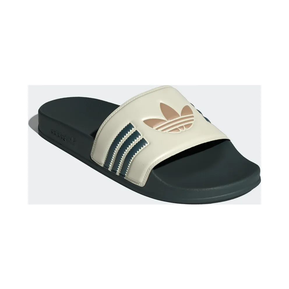 Adidas adilette Slides Cream White / Mineral Green / Warm Sandstone (JH7764)