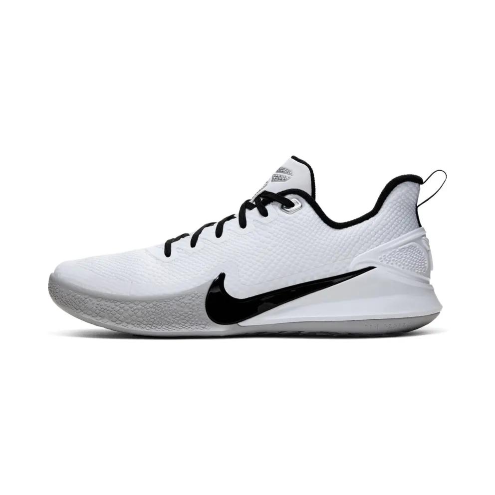Nike Mamba Focus TB White Wolf Grey Black White/Wolf Grey-Metallic Silver-Black (AT1214-100)