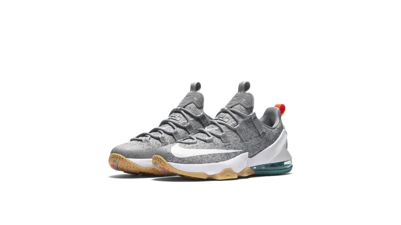Nike  LeBron 13 Low Stealth Stealth/White/Bright Crimson (831925-016)