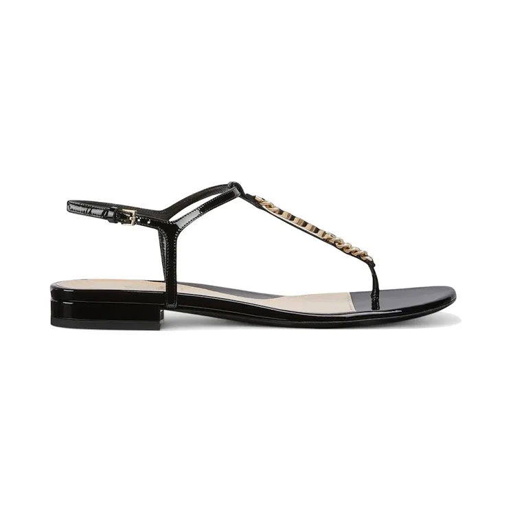 Gucci Signoria Thong Sandal Black (782415 BNC00 1000)