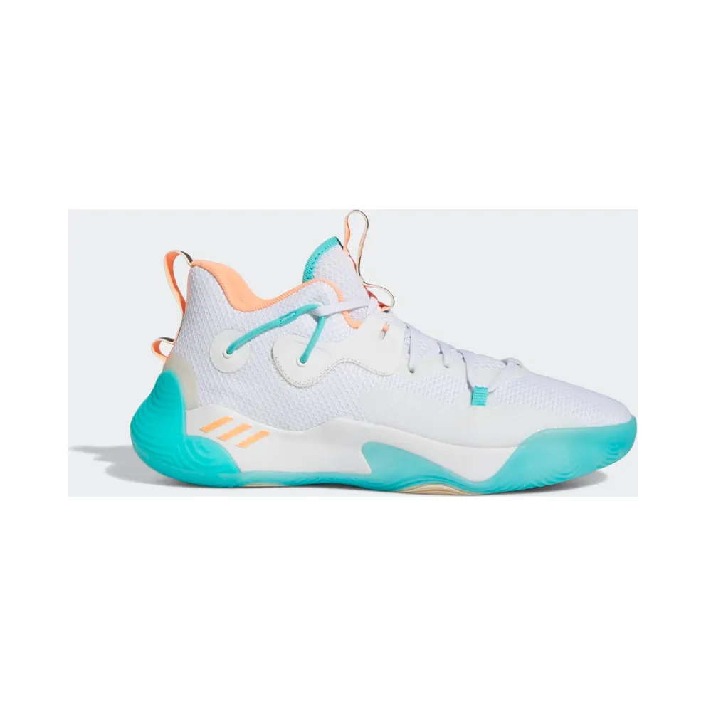 adidas Harden Stepback 3 Basketballschuh Cloud White / Beam Orange / Ecru Tint (GW4215)