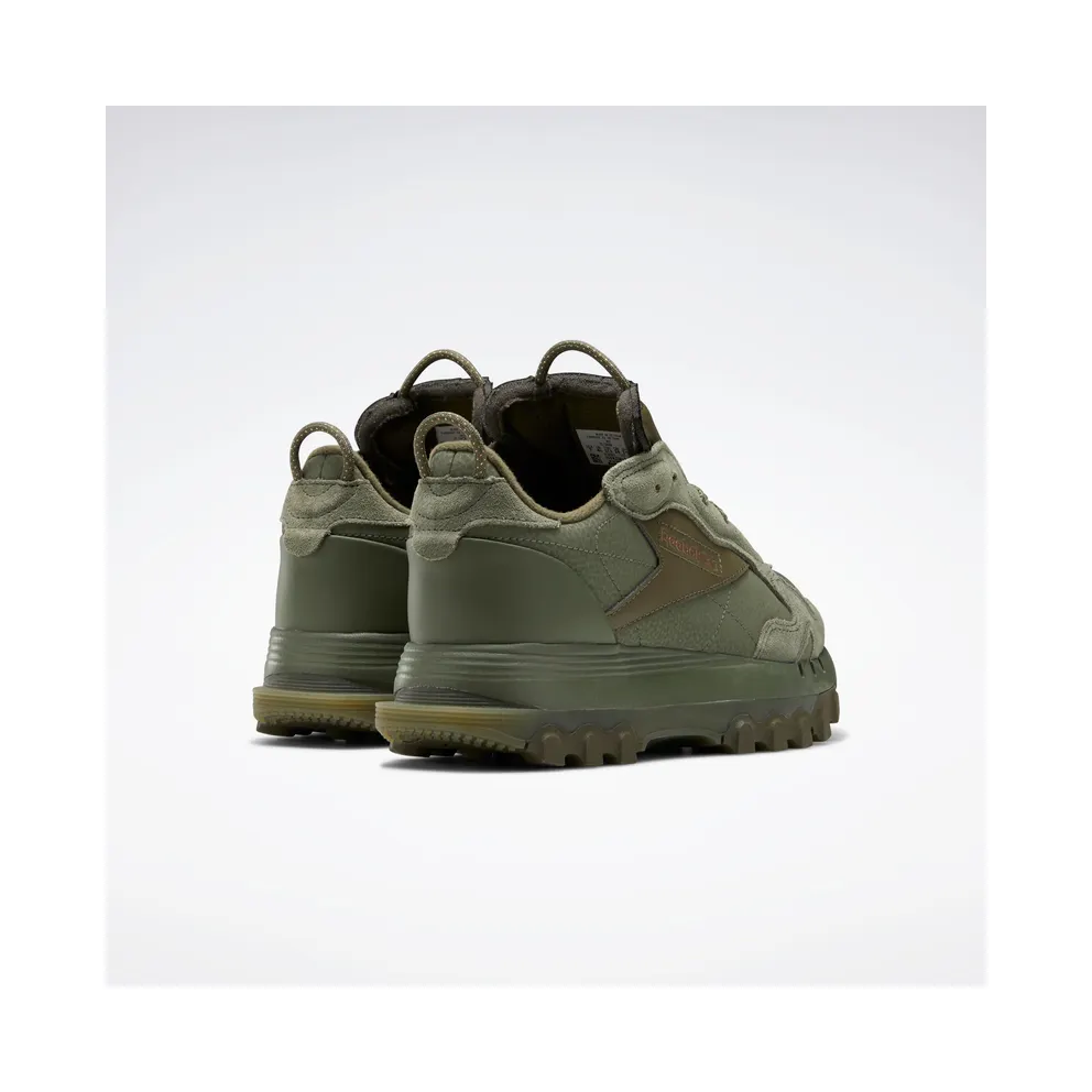 Reebok Cardi B Classic Leather Shoes Hunter Green / Army Green / Golden Bronze (H00685)