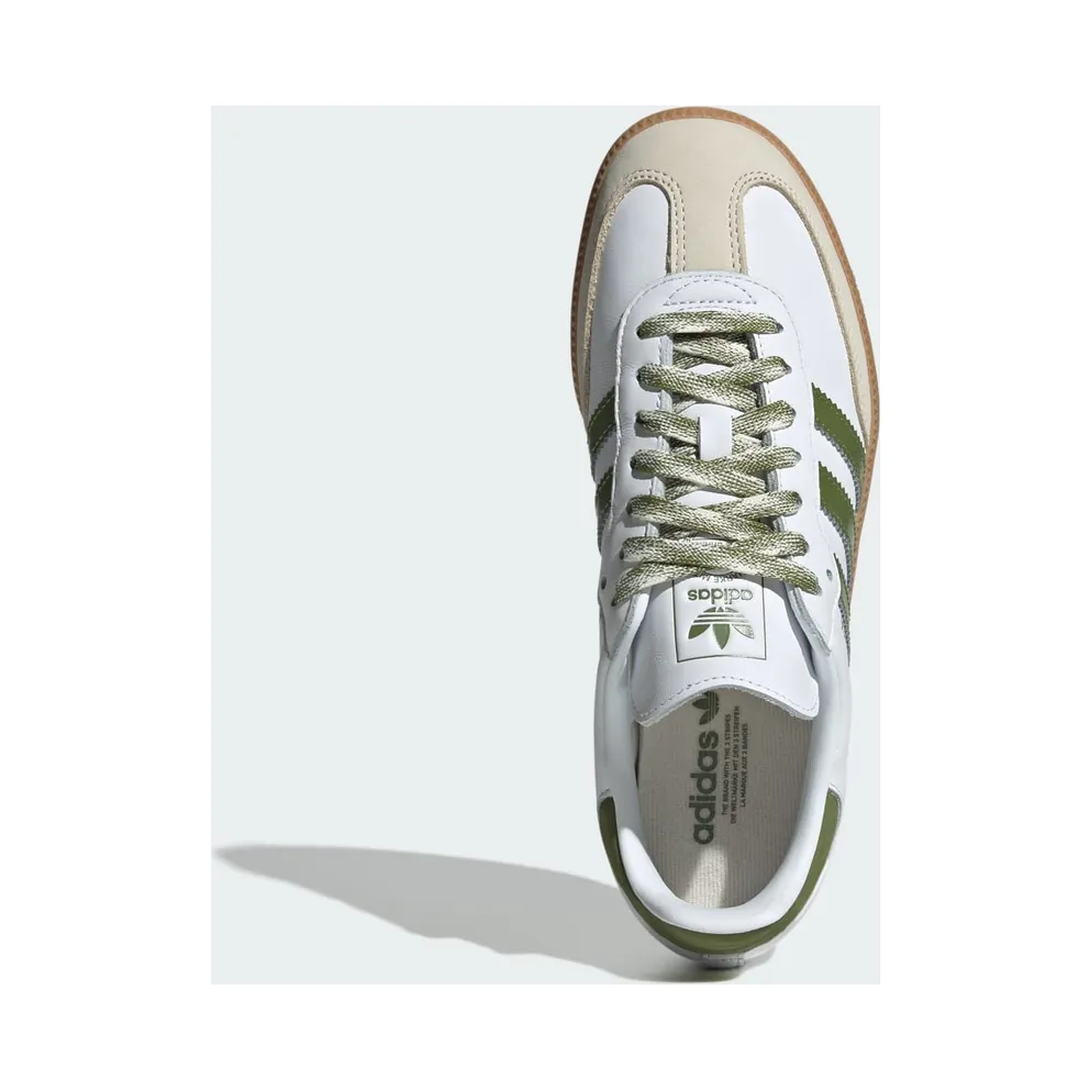 Adidas Samba OG “White Tech Olive Gum” (JS1352)