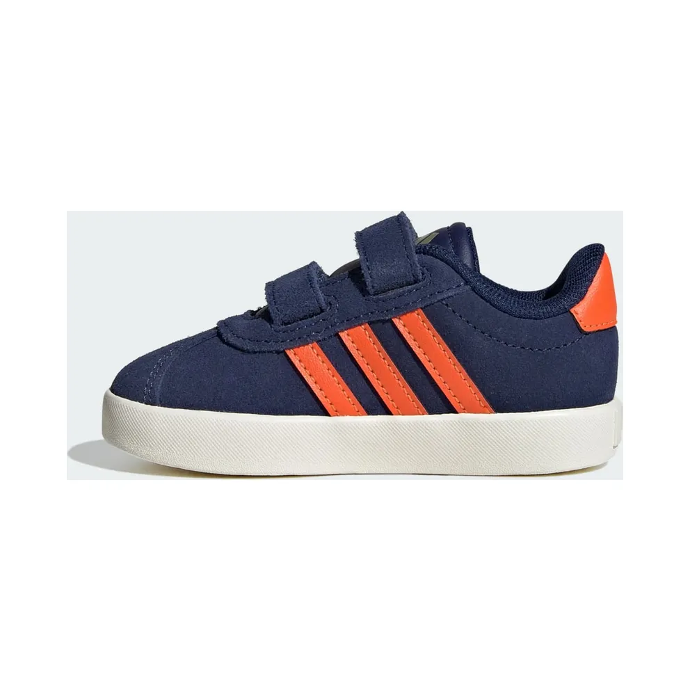 Adidas VL Court 3.0 Dark Blue / Impact Orange / Gold Metallic (JR2217)