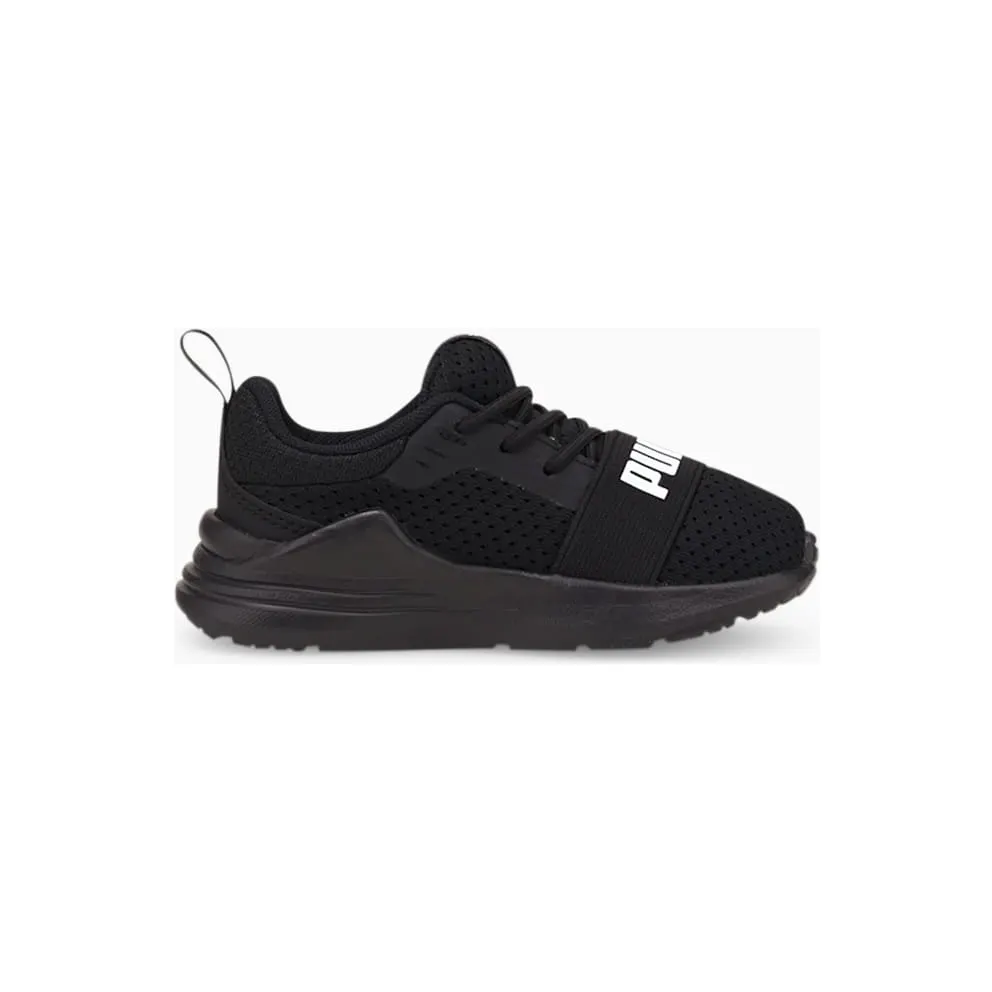 PUMA Wired Run Babies’ Black/White (374217-01)