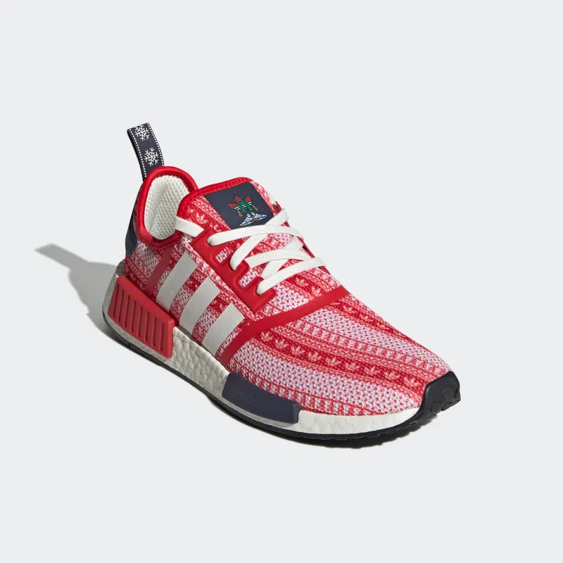 Adidas NMD_R1 Christmas Cloud White / Vivid Red / Shadow Navy (GZ4712)