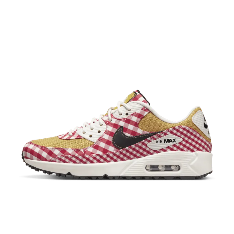 Nike Air Max 90 Golf NRG Picnic – “University Red / White / Sand Gold / Black” (DH5244-600)